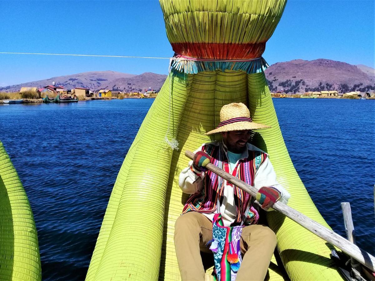Вилла Titicaca Habitacion Panoramica Vista Al Amanecer Пуно Экстерьер фото