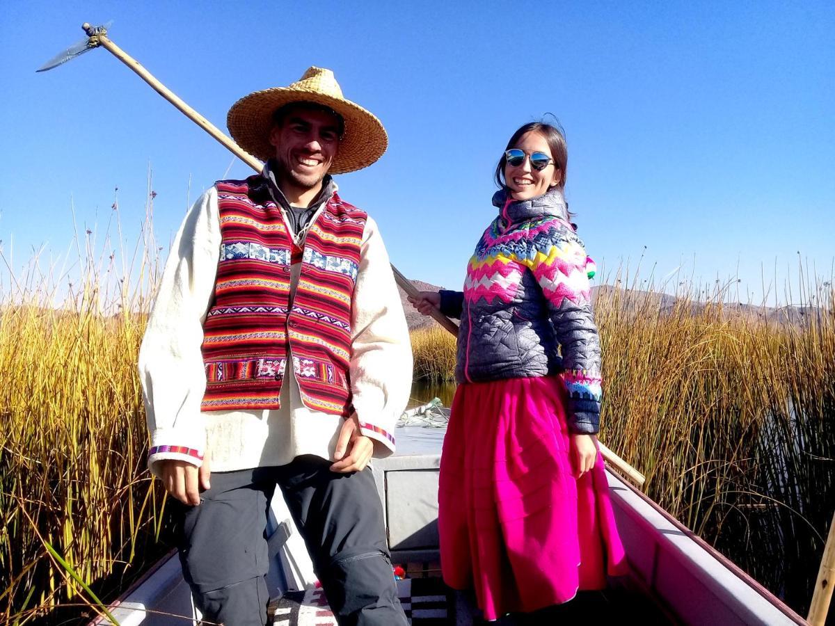 Вилла Titicaca Habitacion Panoramica Vista Al Amanecer Пуно Экстерьер фото