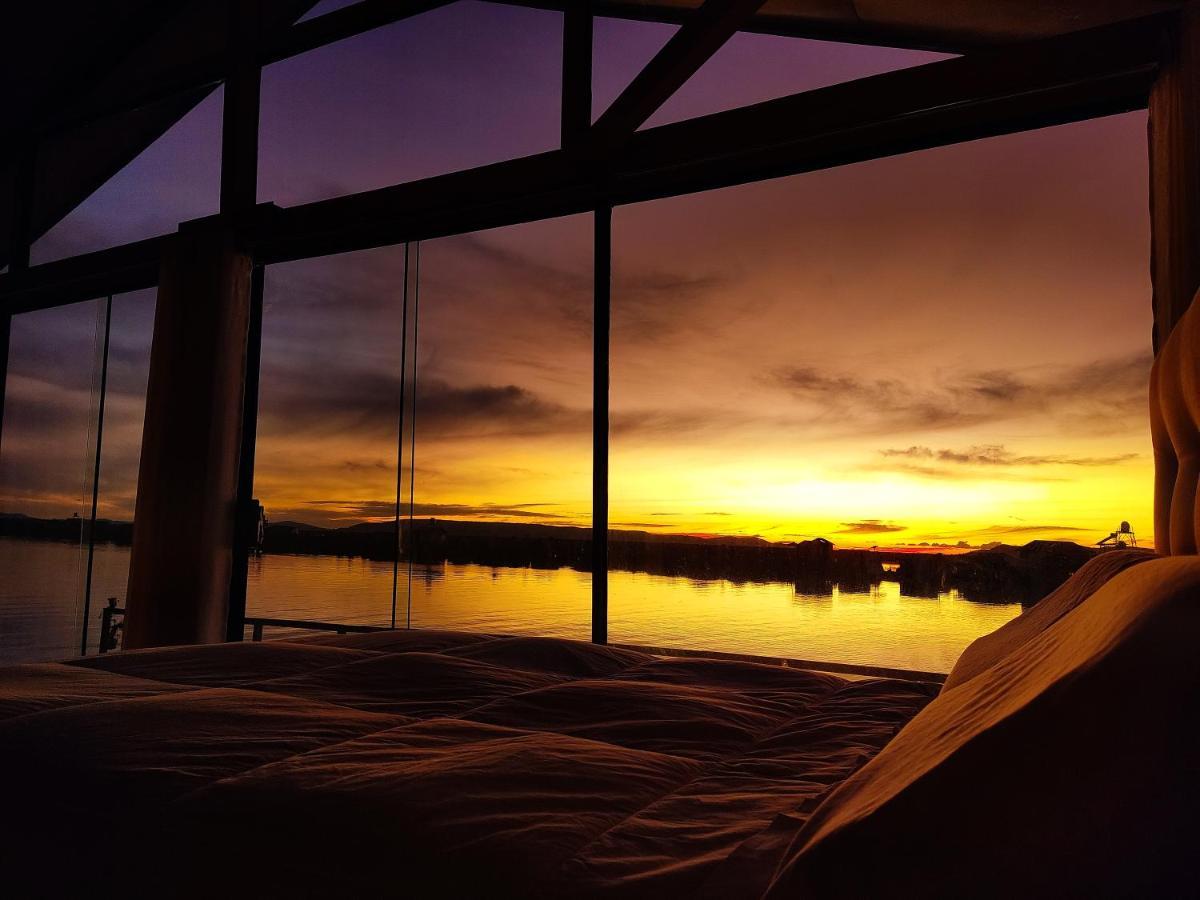 Вилла Titicaca Habitacion Panoramica Vista Al Amanecer Пуно Экстерьер фото