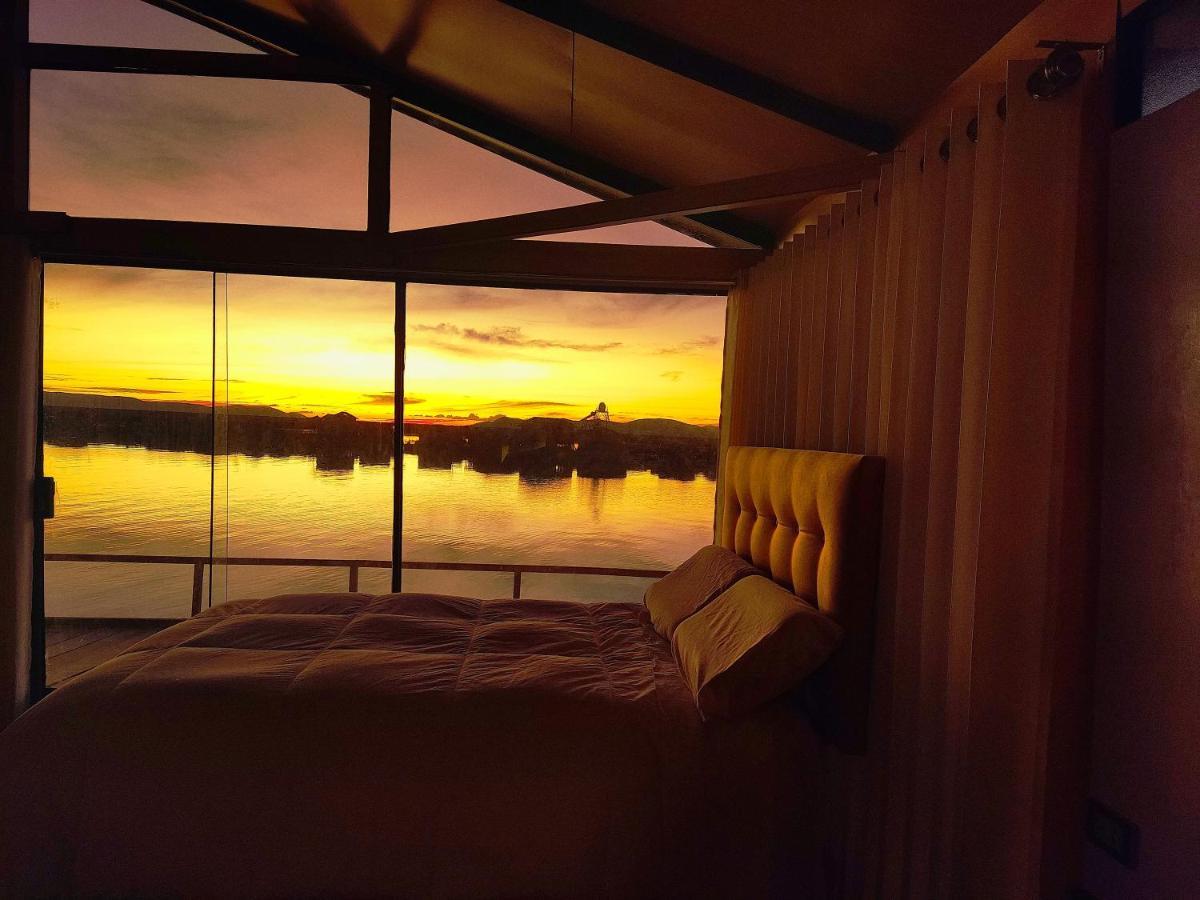 Вилла Titicaca Habitacion Panoramica Vista Al Amanecer Пуно Экстерьер фото