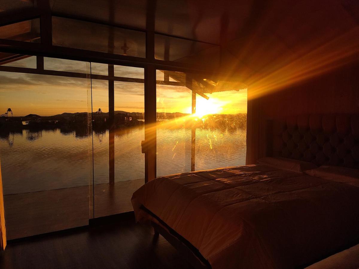 Вилла Titicaca Habitacion Panoramica Vista Al Amanecer Пуно Экстерьер фото