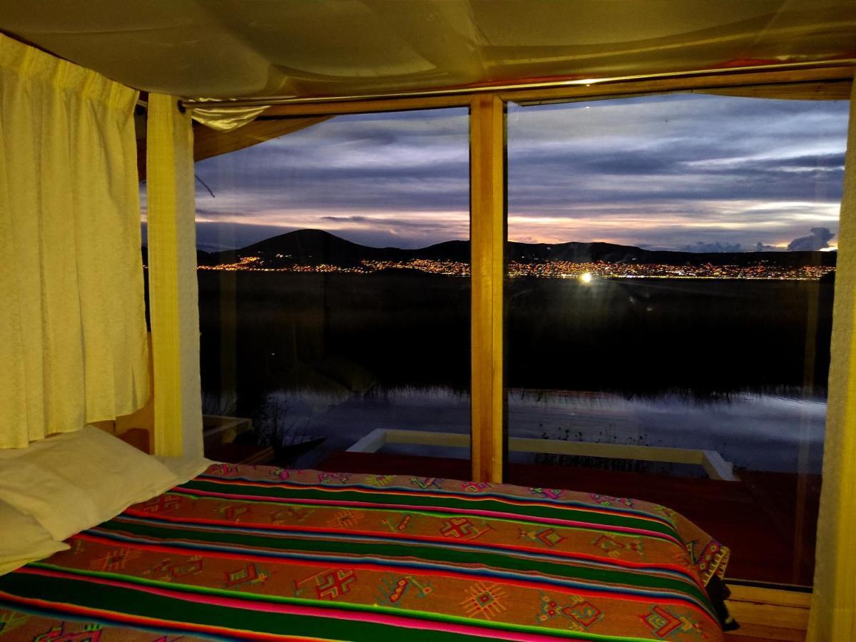Вилла Titicaca Habitacion Panoramica Vista Al Amanecer Пуно Экстерьер фото