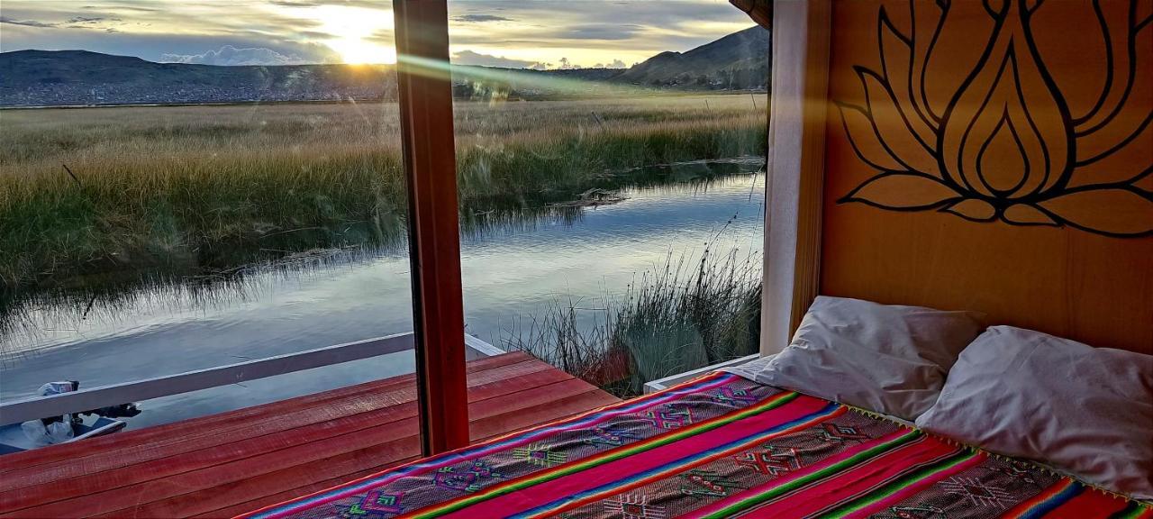 Вилла Titicaca Habitacion Panoramica Vista Al Amanecer Пуно Экстерьер фото