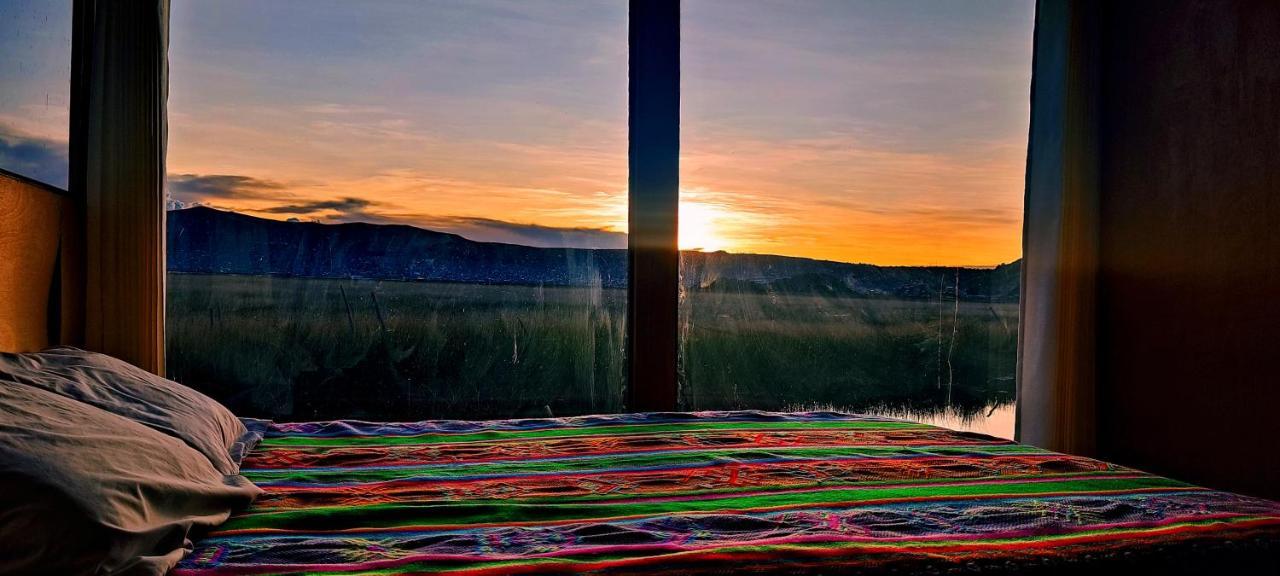 Вилла Titicaca Habitacion Panoramica Vista Al Amanecer Пуно Экстерьер фото