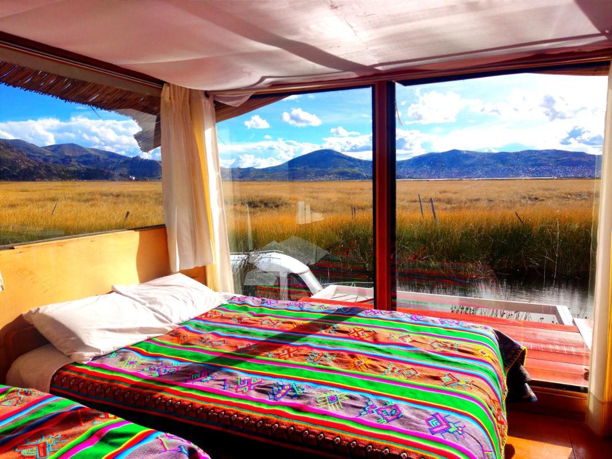 Вилла Titicaca Habitacion Panoramica Vista Al Amanecer Пуно Экстерьер фото