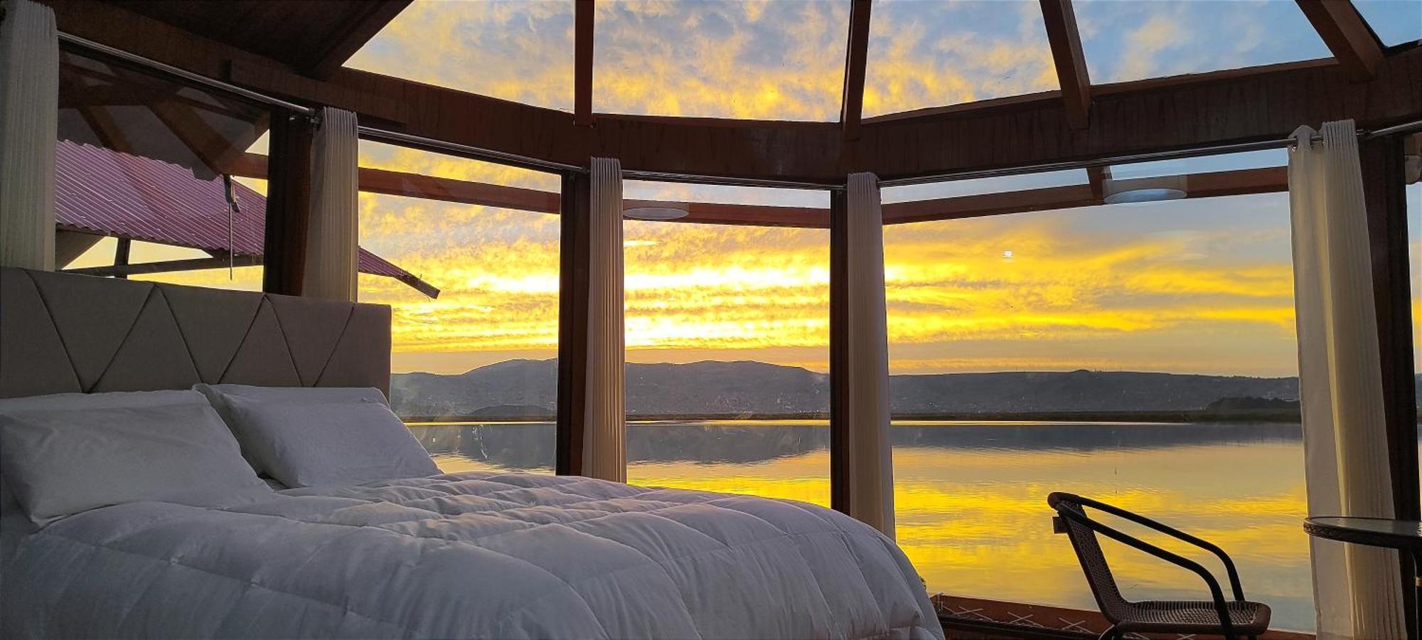 Вилла Titicaca Habitacion Panoramica Vista Al Amanecer Пуно Экстерьер фото
