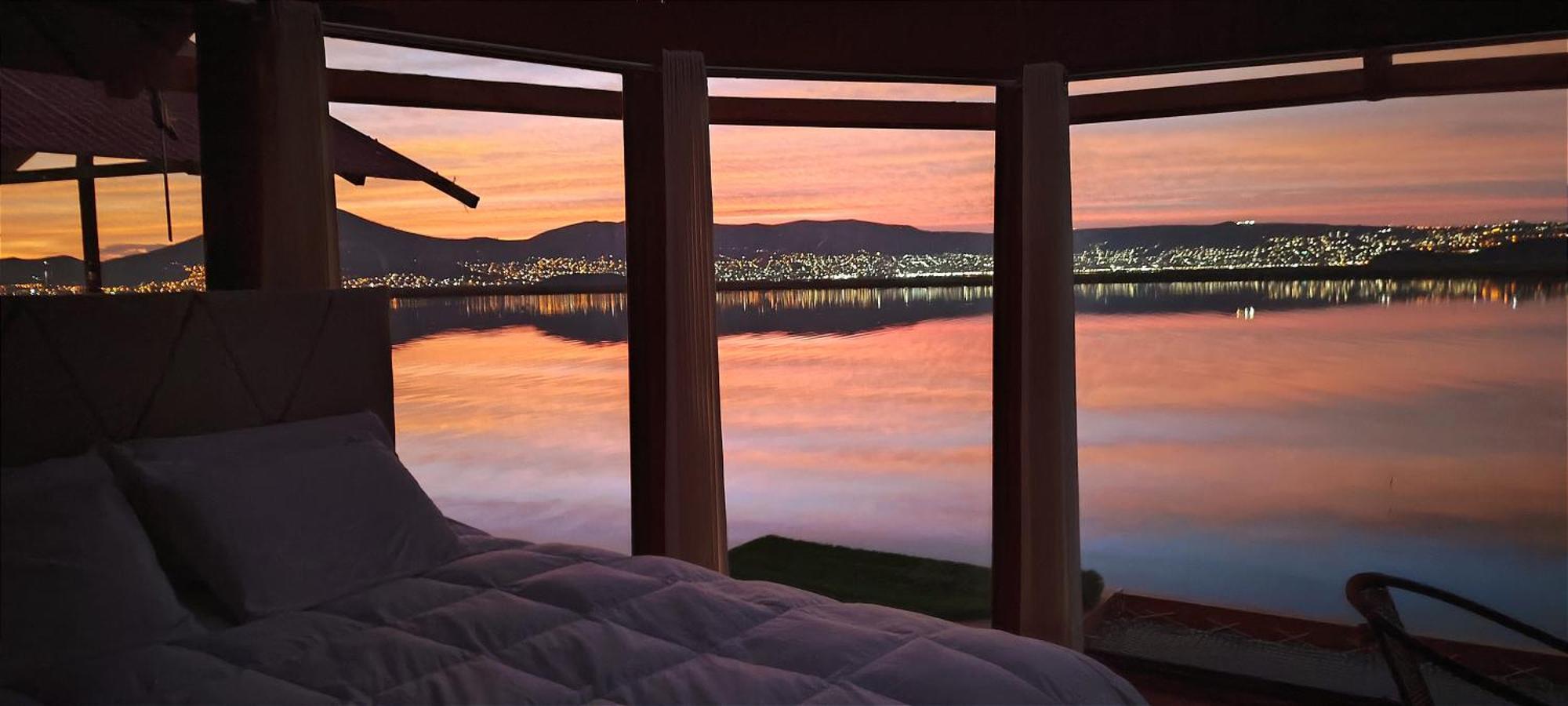 Вилла Titicaca Habitacion Panoramica Vista Al Amanecer Пуно Экстерьер фото