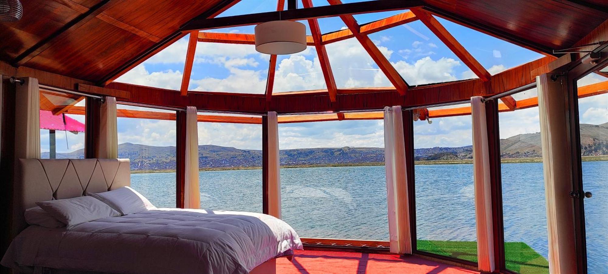 Вилла Titicaca Habitacion Panoramica Vista Al Amanecer Пуно Экстерьер фото